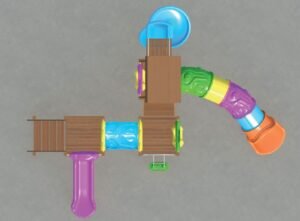 KD-1405 Çocuk Oyun Parkı Ahşap Serisi - Görsel 3