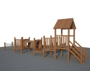 KD-1413 Çocuk Oyun Parkı Ahşap Serisi - Görsel 2